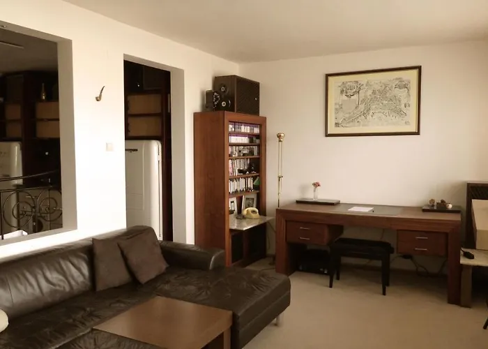 With A View Of The Center Of Apartament